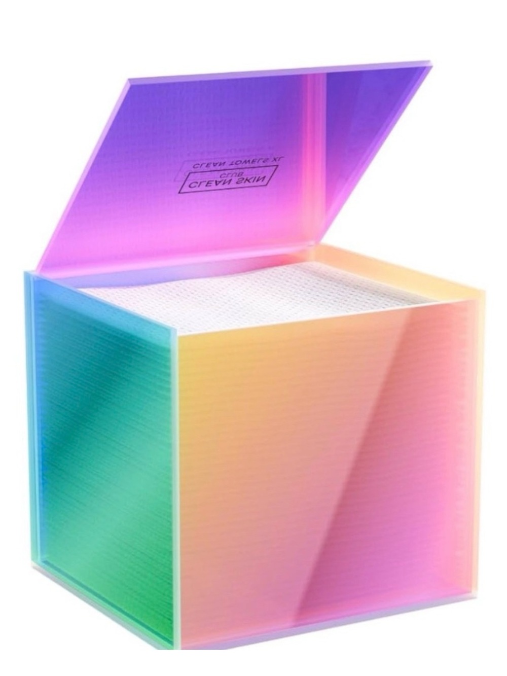 Clean Skin Club Prism Box - Silver NWT